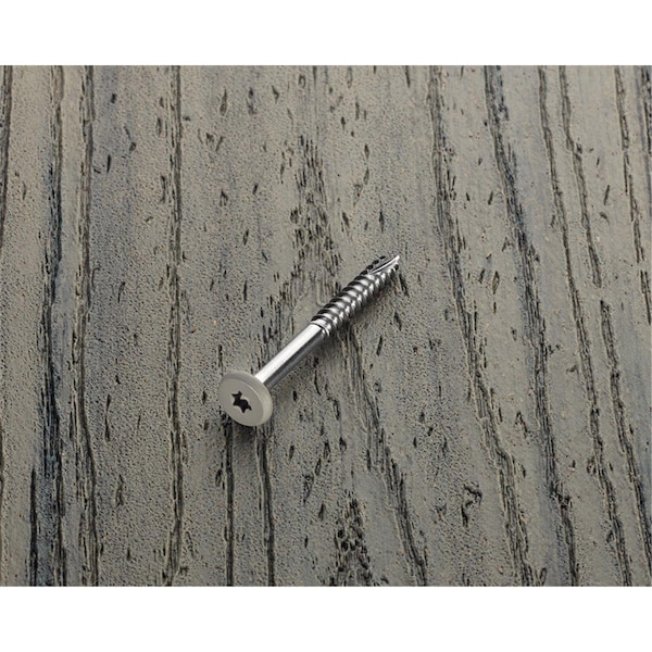 Tinkertools No.9 x 1.87 in. Star Pan Head Epoxy Coated Stainless Steel Fascia Screws, Gray TI2740870 - main